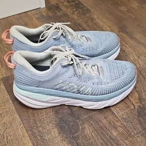 Hoka Women's Light Blue Athletic Shoes